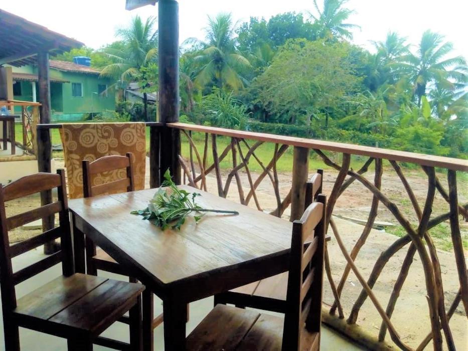 Paraiso Da Falesia Em Cumuruxatiba Com Vista Excepcional Para O Mar Villa Exterior foto